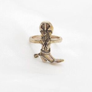 Rustic Cowgirl Boot Ring